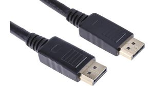 Video Cable, DisplayPort Plug - DisplayPort Plug, 1920 x 1080, 1m